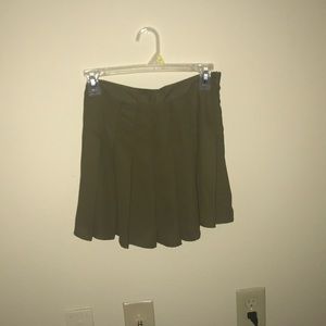 Army colored green skirt